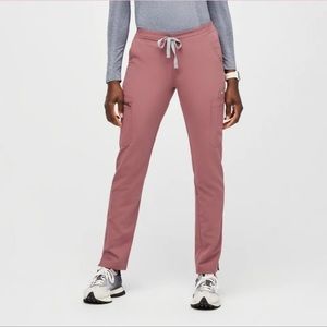 Figs Yola skinny scrub pants in limited edition color: Mauve